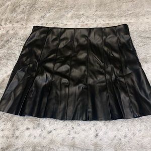ZarA Pleated Skater Skirt